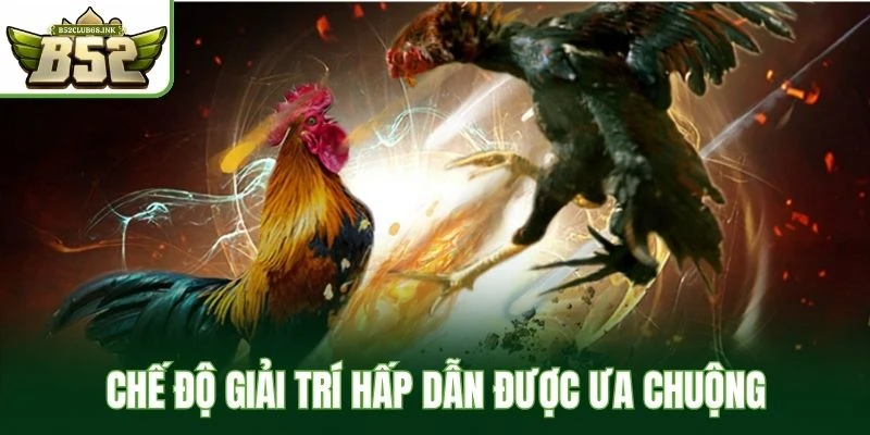 Chế độ giải trí hấp dẫn được ưa chuộng